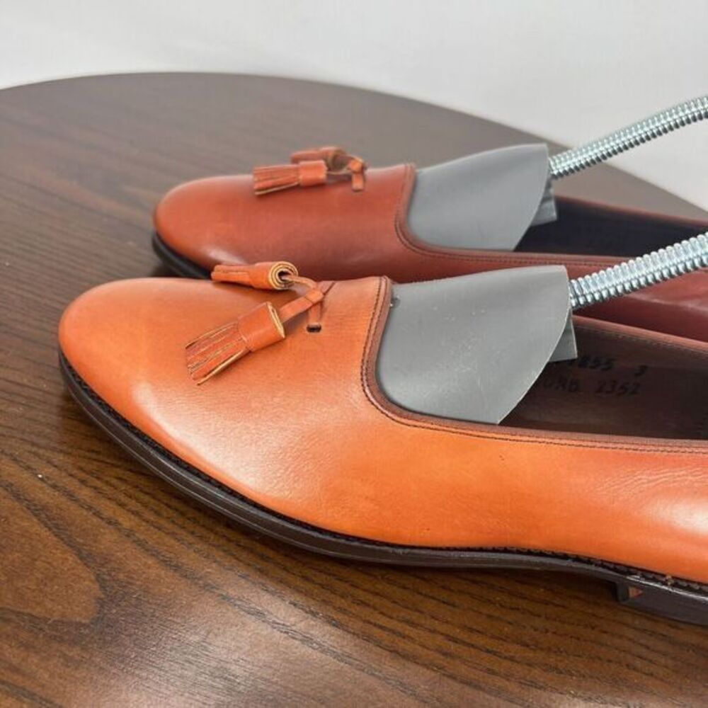 Allen Edmonds Loafer Shoes Women's 6 Rust Leather Tasseled Casual Slip-On 71855 - Picture 13 of 16